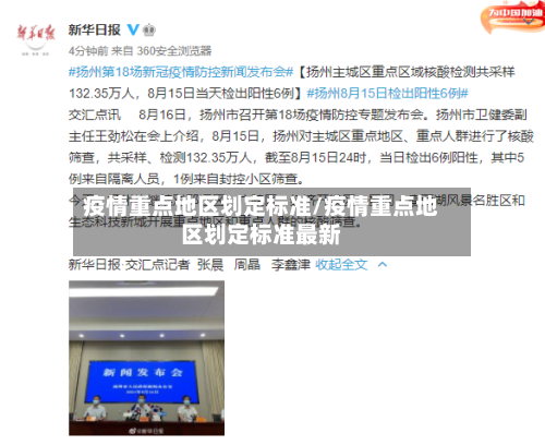 疫情重点地区划定标准/疫情重点地区划定标准最新