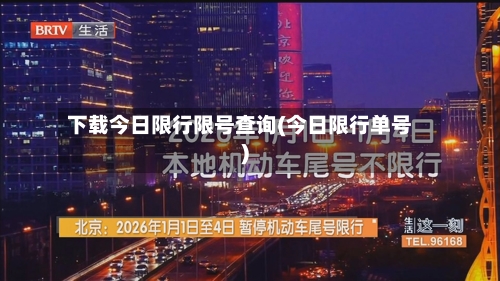 下载今日限行限号查询(今日限行单号)