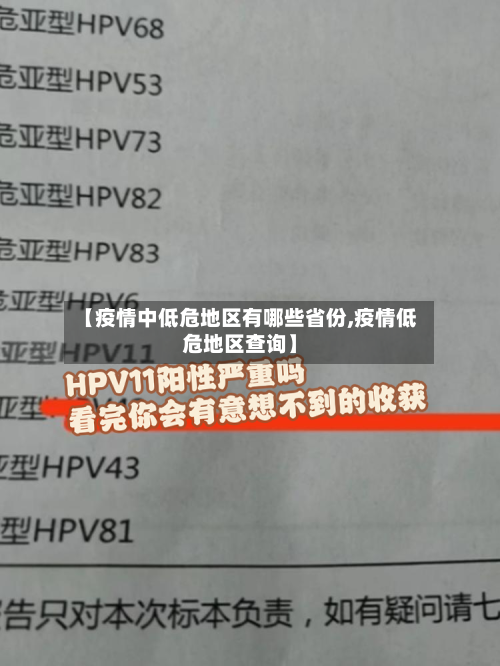 【疫情中低危地区有哪些省份,疫情低危地区查询】
