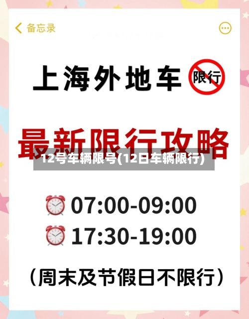 12号车辆限号(12日车辆限行)