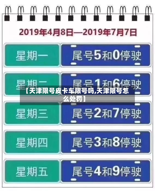 【天津限号皮卡车限号吗,天津限号怎么处罚】