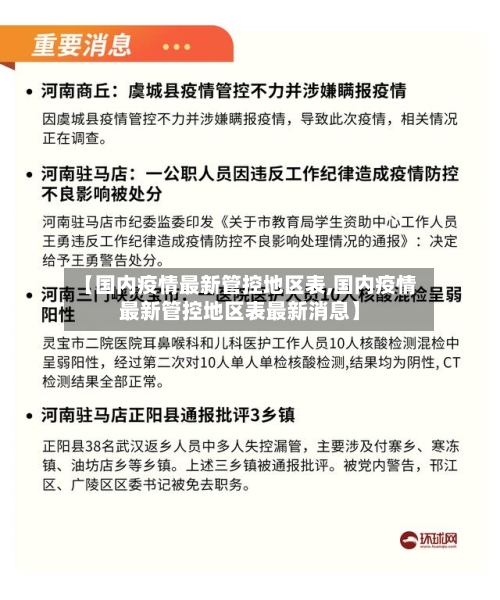 【国内疫情最新管控地区表,国内疫情最新管控地区表最新消息】