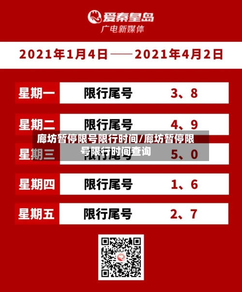廊坊暂停限号限行时间/廊坊暂停限号限行时间查询