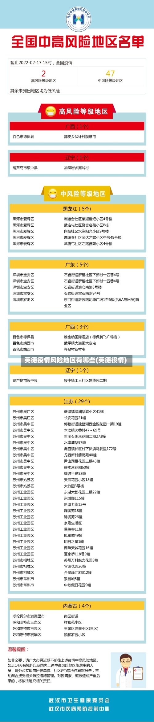 英德疫情风险地区有哪些(英德役情)