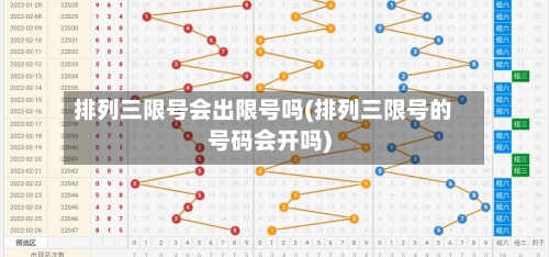 排列三限号会出限号吗(排列三限号的号码会开吗)