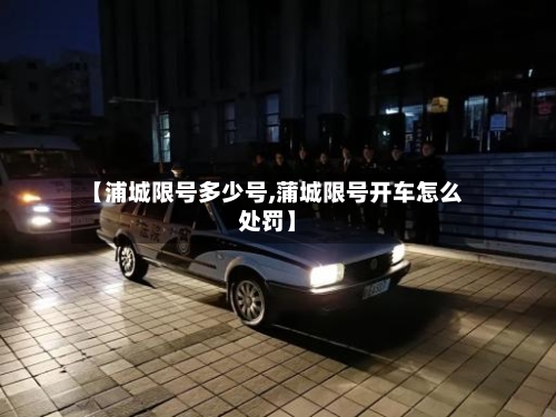 【浦城限号多少号,蒲城限号开车怎么处罚】