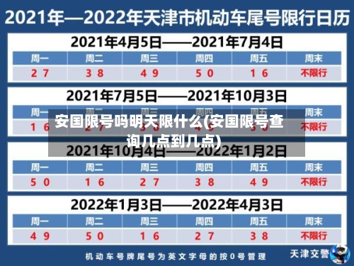 安国限号吗明天限什么(安国限号查询几点到几点)