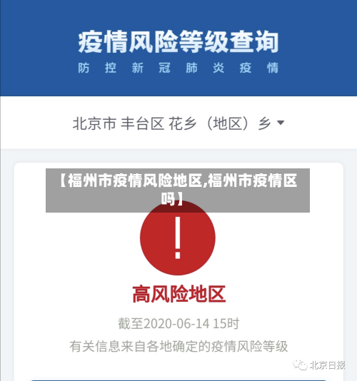 【福州市疫情风险地区,福州市疫情区吗】