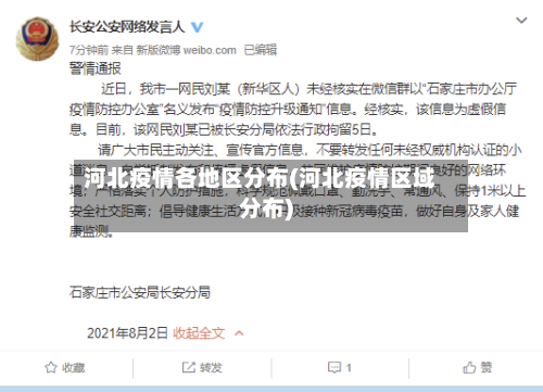 河北疫情各地区分布(河北疫情区域分布)