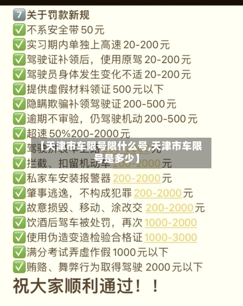 【天津市车限号限什么号,天津市车限号是多少】
