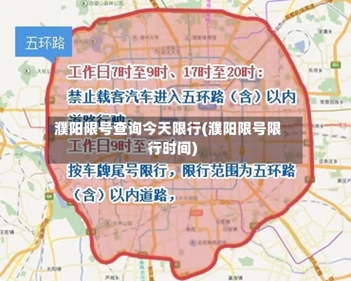 濮阳限号查询今天限行(濮阳限号限行时间)