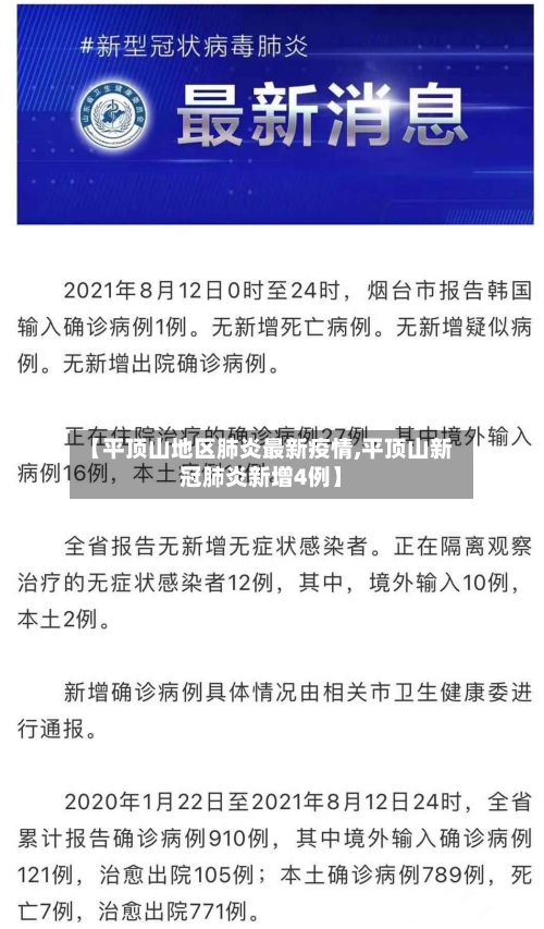 【平顶山地区肺炎最新疫情,平顶山新冠肺炎新增4例】