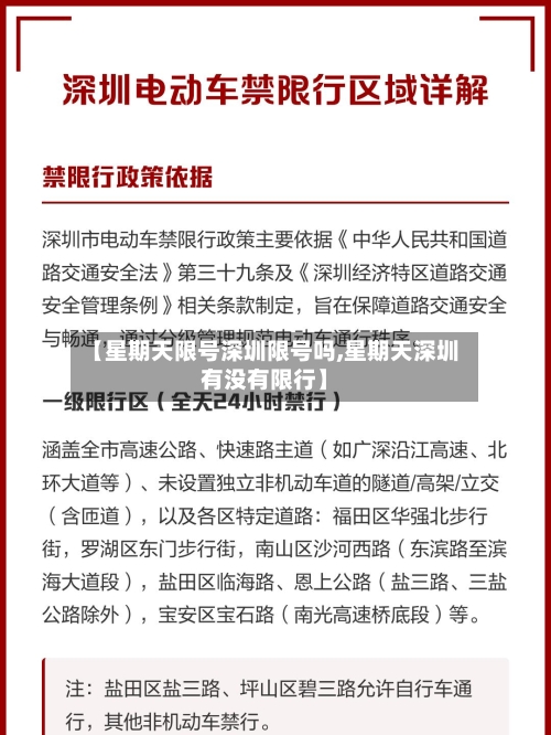 【星期天限号深圳限号吗,星期天深圳有没有限行】