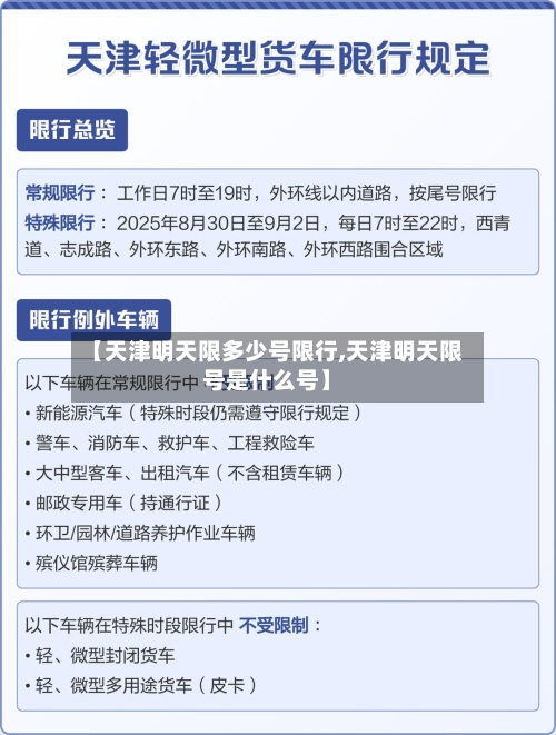 【天津明天限多少号限行,天津明天限号是什么号】