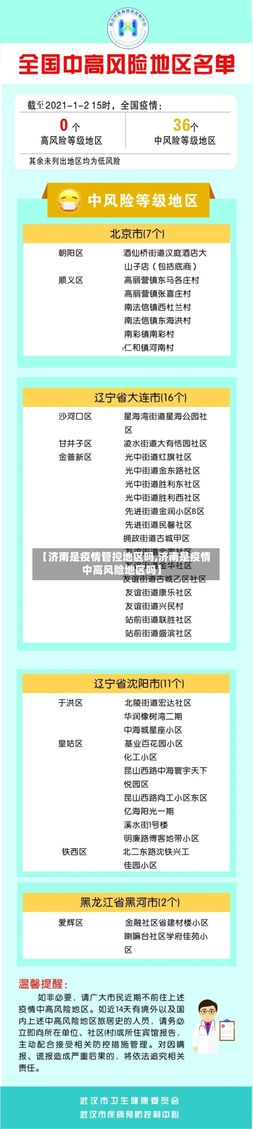 【济南是疫情管控地区吗,济南是疫情中高风险地区吗】