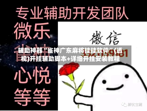 辅助神器“雀神广东麻将挂挂软件”(透视)开挂辅助脚本+详细开挂安装教程