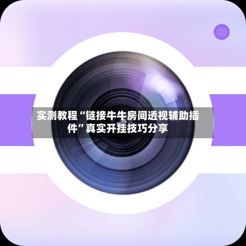 实测教程“链接牛牛房间透视辅助插件”真实开挂技巧分享