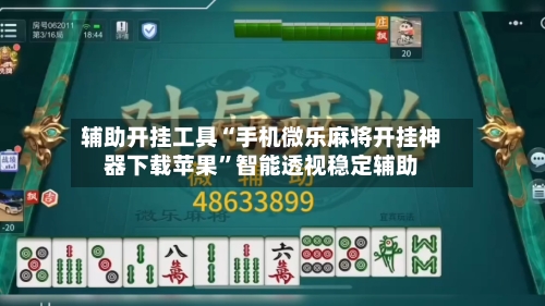 辅助开挂工具“手机微乐麻将开挂神器下载苹果”智能透视稳定辅助