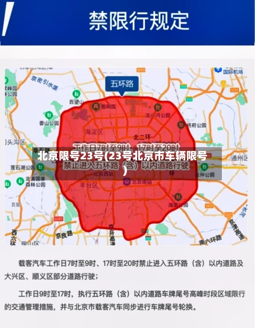 北京限号23号(23号北京市车辆限号)