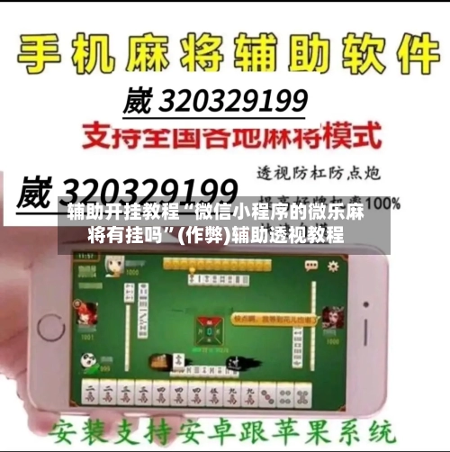 辅助开挂教程“微信小程序的微乐麻将有挂吗”(作弊)辅助透视教程