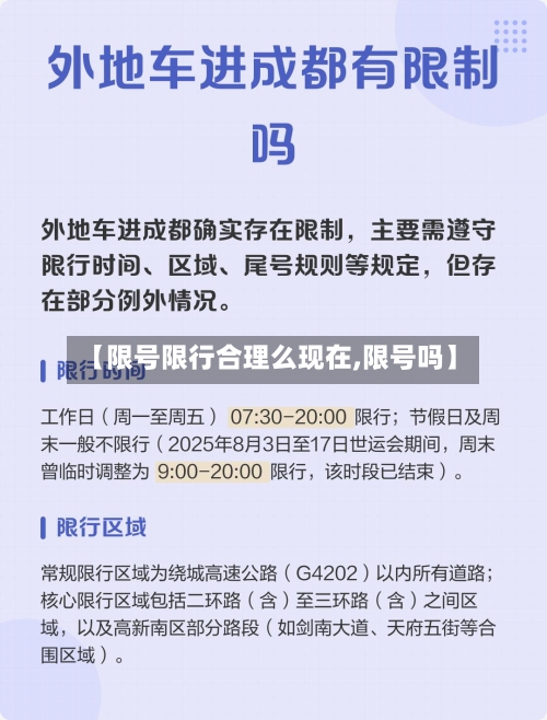 【限号限行合理么现在,限号吗】