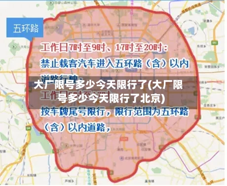 大厂限号多少今天限行了(大厂限号多少今天限行了北京)