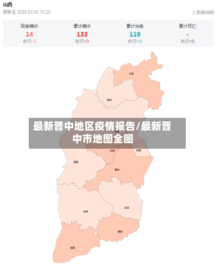 最新晋中地区疫情报告/最新晋中市地图全图