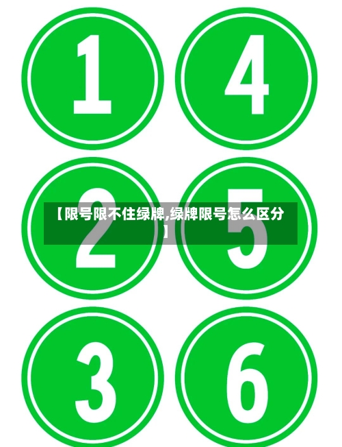 【限号限不住绿牌,绿牌限号怎么区分】