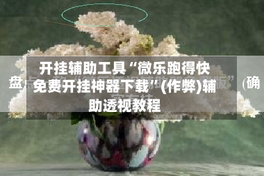 开挂辅助工具“微乐跑得快免费开挂神器下载”(作弊)辅助透视教程