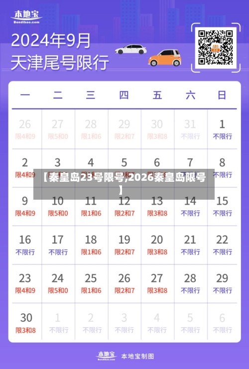 【秦皇岛23号限号,2026秦皇岛限号】