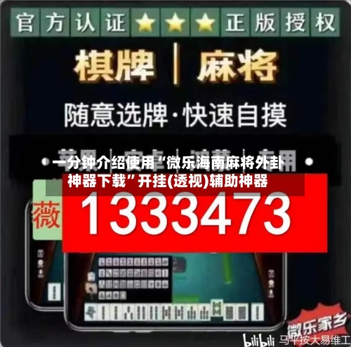 一分钟介绍使用“微乐海南麻将外卦神器下载”开挂(透视)辅助神器