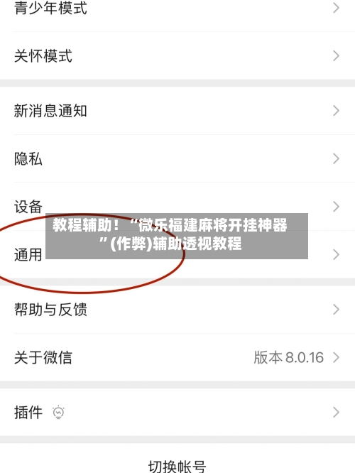 教程辅助！“微乐福建麻将开挂神器”(作弊)辅助透视教程