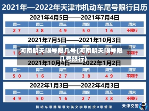 河南明天限号限几号(河南明天限号限几号限行)