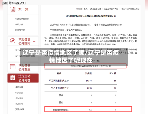 辽宁是否疫情地区了呢/辽宁是否疫情地区了呢现在