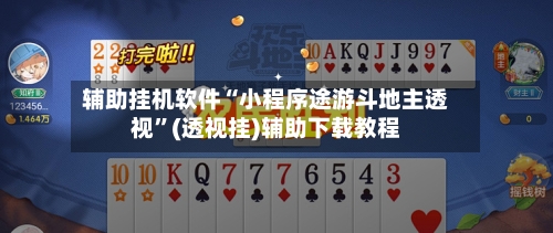辅助挂机软件“小程序途游斗地主透视”(透视挂)辅助下载教程