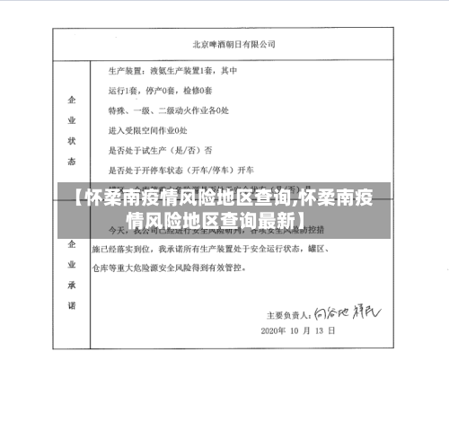 【怀柔南疫情风险地区查询,怀柔南疫情风险地区查询最新】-第1张图片