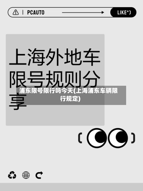浦东限号限行吗今天(上海浦东车辆限行规定)