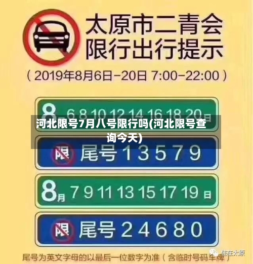 河北限号7月八号限行吗(河北限号查询今天)