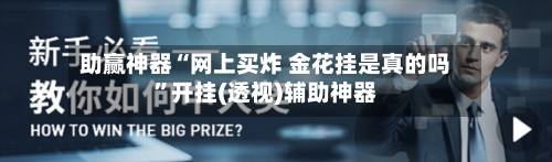 助赢神器“网上买炸 金花挂是真的吗”开挂(透视)辅助神器