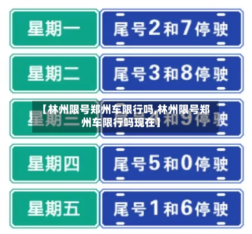 【林州限号郑州车限行吗,林州限号郑州车限行吗现在】