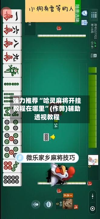 强力推荐“哈灵麻将开挂教程在哪里”(作弊)辅助透视教程
