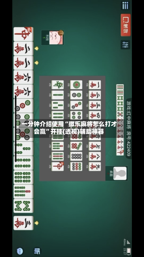一分钟介绍使用“微乐麻将怎么打才会赢”开挂(透视)辅助神器