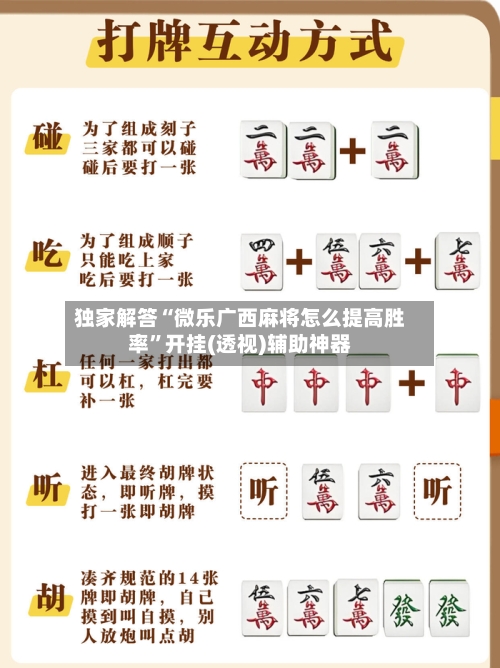 独家解答“微乐广西麻将怎么提高胜率”开挂(透视)辅助神器