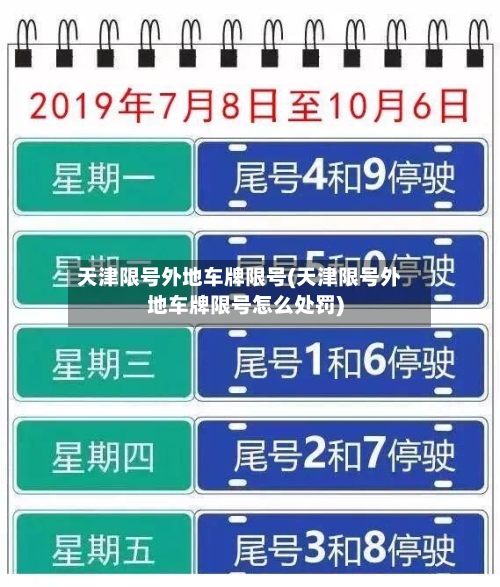 天津限号外地车牌限号(天津限号外地车牌限号怎么处罚)